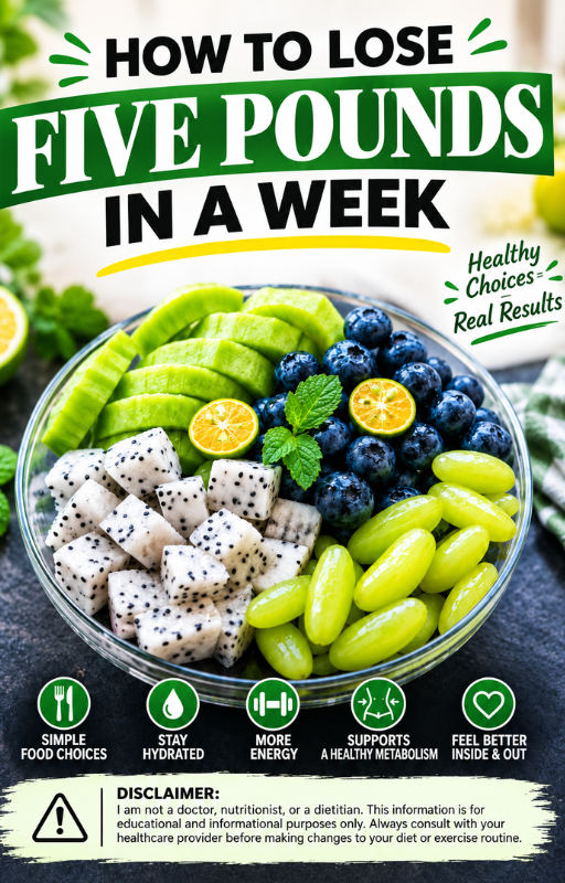 How to lose 5 pounds in a week